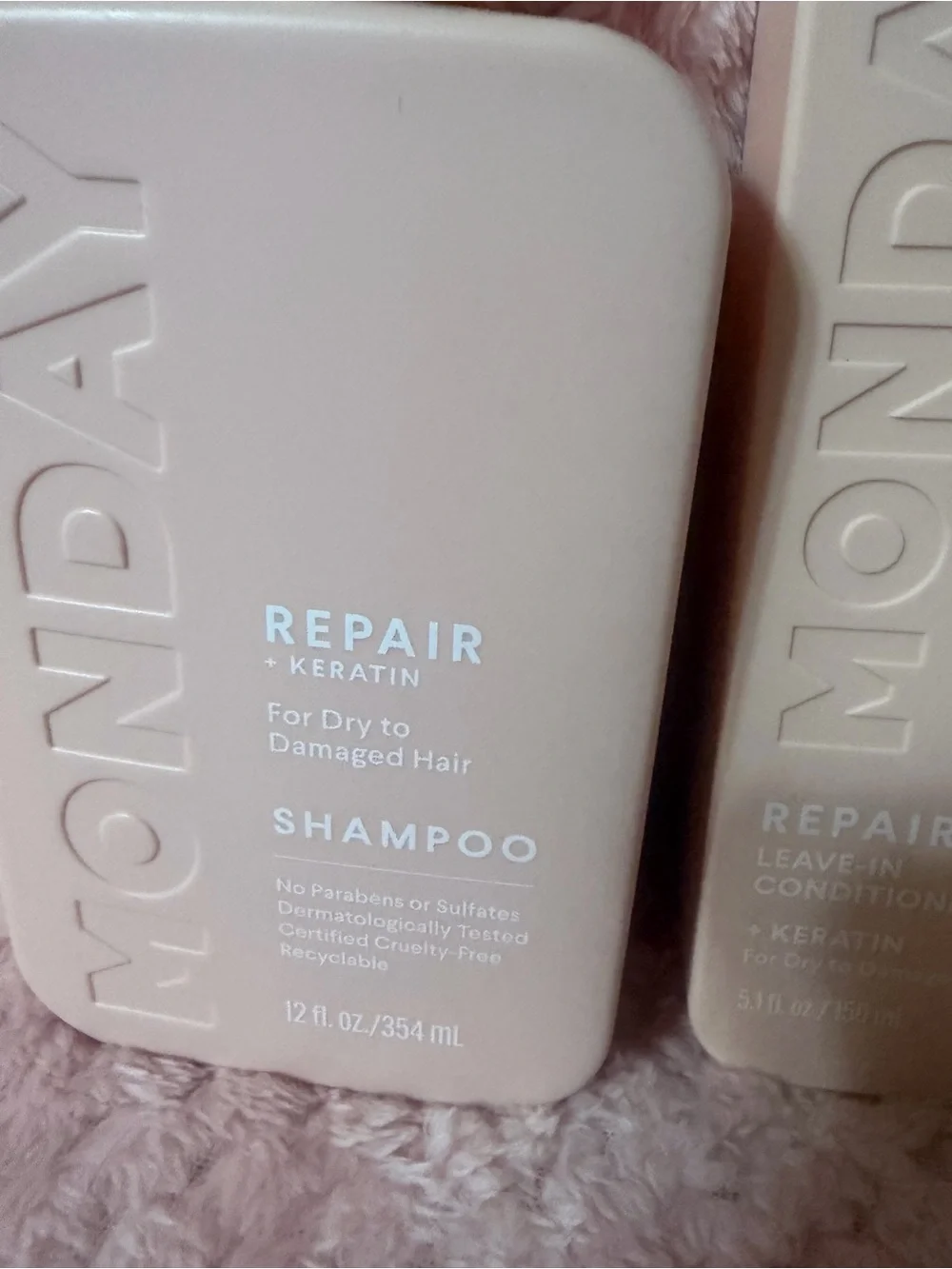 Monday Haircare Ultimate Repair Gift Set Repair Shampoo Repair Conditioner And